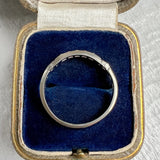 Vintage Diamond Wedding Band sold by Doyle and Doyle an antique and vintage jewelry boutique