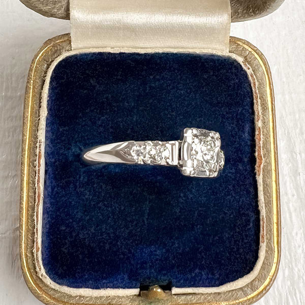 Vintage Diamond Engagement Ring, RBC 0.25ctw. sold by Doyle and Doyle an antique and vintage jewelry boutique