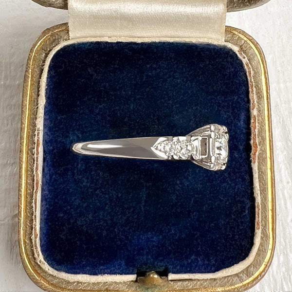 Vintage Diamond Engagement Ring, RBC 0.25ctw. sold by Doyle and Doyle an antique and vintage jewelry boutique