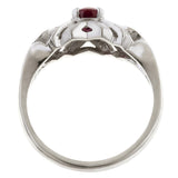 Vintage Ruby & Diamond Ring, from Doyle & Doyle antique and vintage jewelry boutique