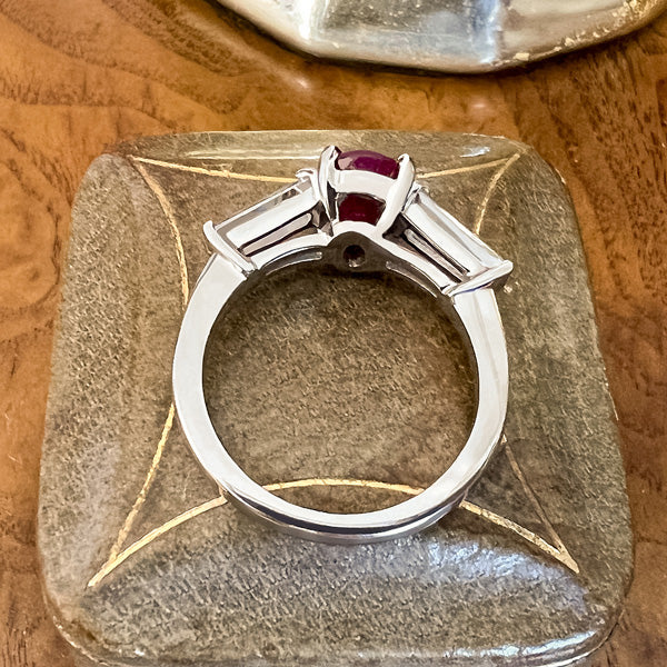 Burmese Ruby & Diamond Ring sold by Doyle and Doyle an antique and vintage jewelry boutique