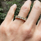 Vintage Diamond Eternity Band sold by Doyle and Doyle an antique and vintage jewelry boutique