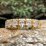 Vintage Diamond Eternity Band sold by Doyle and Doyle an antique and vintage jewelry boutique