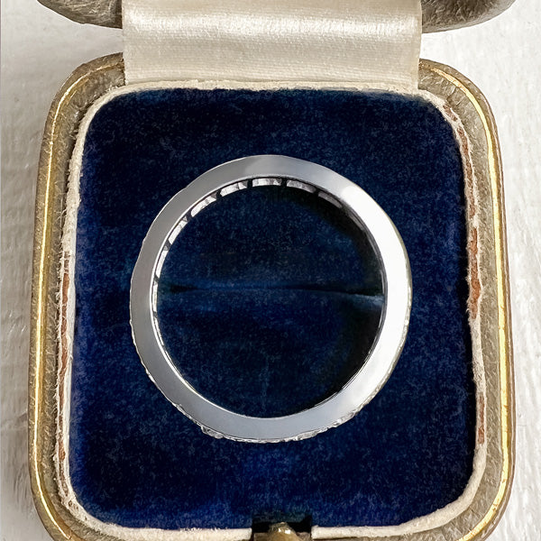 Vintage Diamond Eternity Band sold by Doyle and Doyle an antique and vintage jewelry boutique