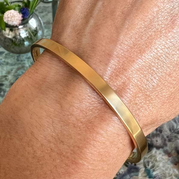 Vintage Tiffany & Co. Bangle Bracelet sold by Doyle and Doyle an antique and vintage jewelry boutique