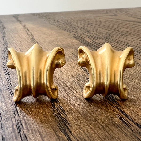 Vintage Seidan Gang Clip Earrings sold by Doyle and Doyle an antique and vintage jewelry boutique