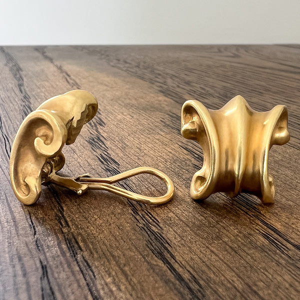 Vintage Seidan Gang Clip Earrings sold by Doyle and Doyle an antique and vintage jewelry boutique