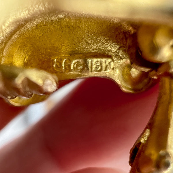 Vintage Seidan Gang Clip Earrings sold by Doyle and Doyle an antique and vintage jewelry boutique