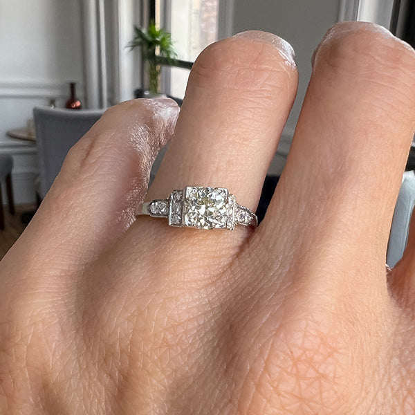 Vintage Engagement Ring, 0.70ct. sold by Doyle and Doyle an antique and vintage jewelry boutique