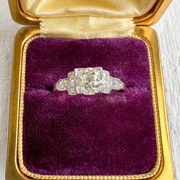Vintage Engagement Ring, 0.70ct. sold by Doyle and Doyle an antique and vintage jewelry boutique
