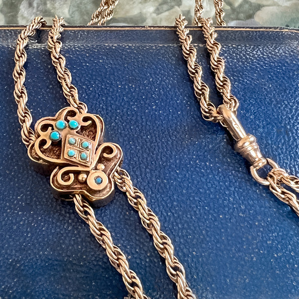 Antique Slide Chain sold by Doyle and Doyle an antique and vintage jewelry boutique