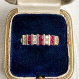 Ruby & Diamond Band sold by Doyle and Doyle an antique and vintage jewelry boutique