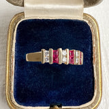 Ruby & Diamond Band sold by Doyle and Doyle an antique and vintage jewelry boutique