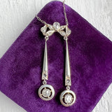 Antique French Diamond Negligee Necklace, from Doyle & Doyle antique and vintage jewelry boutique