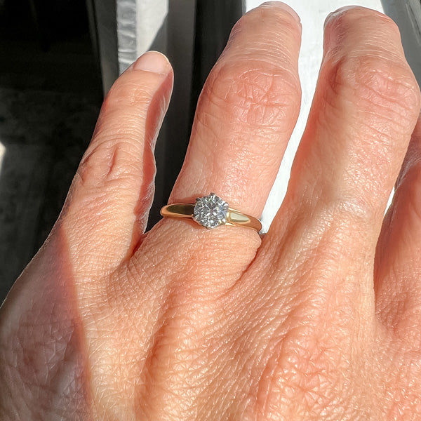 Antique Solitaire Engagement Ring, Circular Brilliant 0.51ct. sold by Doyle and Doyle an antique and vintage jewelry boutique