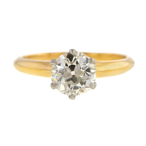 Antique Solitaire Engagement Ring, Old European 1.20ct. sold by Doyle and Doyle an antique and vintage jewelry boutique
