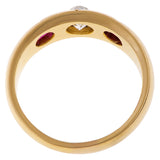 Victorian Old Mine & Ruby Ring sold by Doyle and Doyle an antique and vintage jewelry boutique