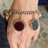 Victorian Swivel Charm Bracelet sold by Doyle and Doyle an antique and vintage jewelry boutique