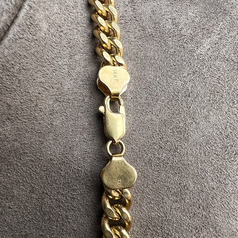 Vintage Curb Link Chain Necklace sold by Doyle and Doyle an antique and vintage jewelry boutique