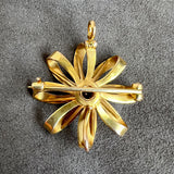 Vintage Garnet Pin sold by Doyle and Doyle an antique and vintage jewelry boutique