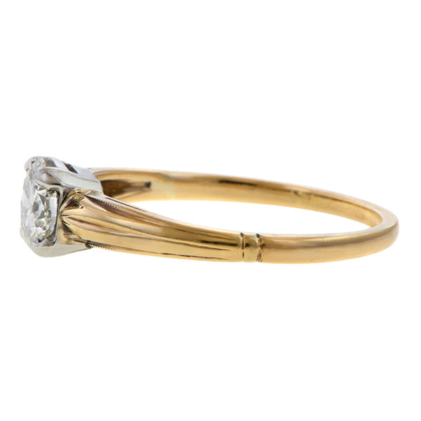 Vintage Engagement Ring, RBC 0.62ct. sold by Doyle and Doyle an antique and vintage jewelry boutique