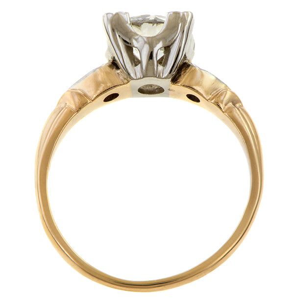 Vintage Engagement Ring, RBC 0.92ct. sold by Doyle and Doyle an antique and vintage jewelry boutique