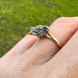 Antique Diamond & Enamel Fox Ring sold by Doyle and Doyle an antique and vintage jewelry boutique