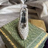 Vintage Diamond Shoe Charm sold by Doyle and Doyle an antique and vintage jewelry boutique