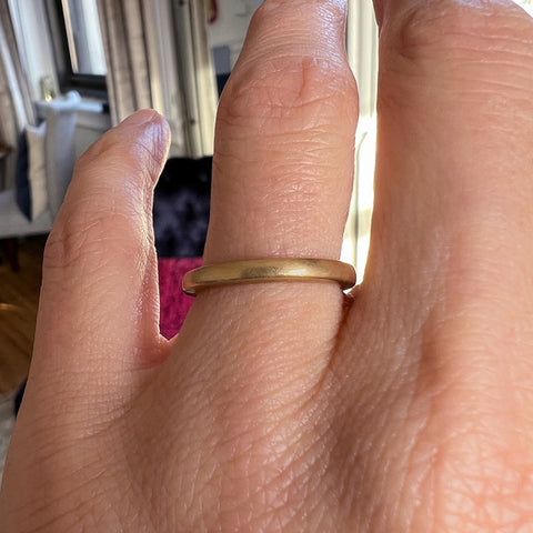 Antique Wedding Band sold by Doyle and Doyle an antique and vintage jewelry boutique