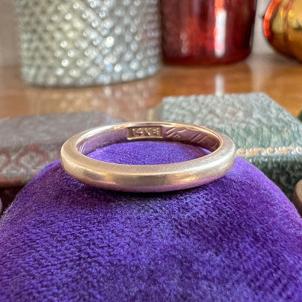 Antique Wedding Band sold by Doyle and Doyle an antique and vintage jewelry boutique