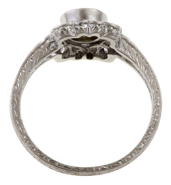 Art Deco Engagement Ring, RBC 0.50ct. sold by Doyle and Doyle an antique and vintage jewelry boutique