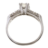 Art Deco Engagement Ring, RBC 0.40ct. sold by Doyle and Doyle an antique and vintage jewelry boutique
