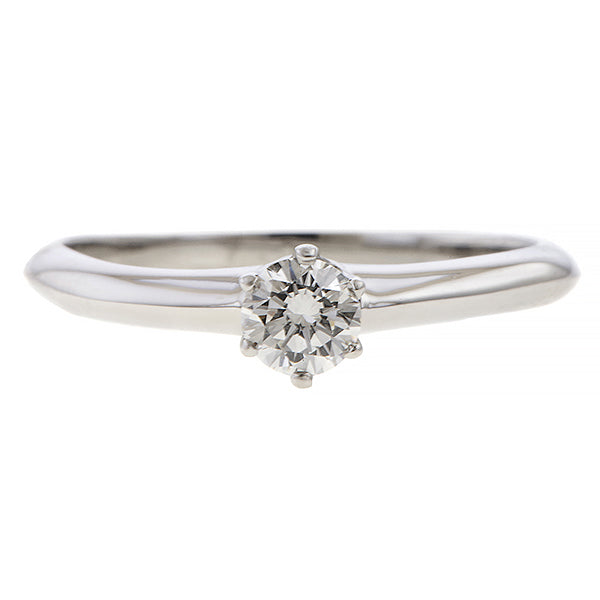 Vintage Tiffany & Co Engagement Ring, 0.19ct. sold by Doyle and Doyle an antique and vintage jewelry boutique