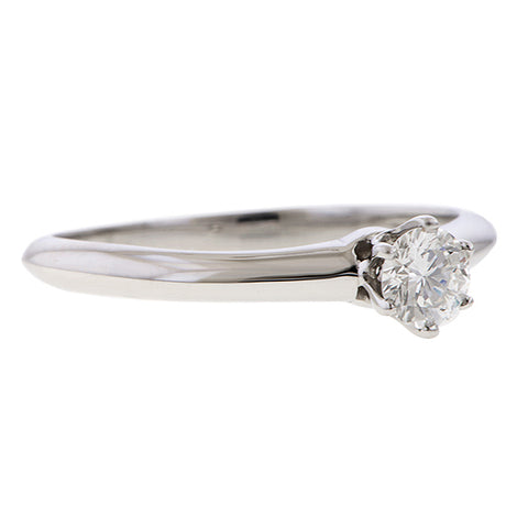 Vintage Tiffany & Co Engagement Ring, 0.19ct. sold by Doyle and Doyle an antique and vintage jewelry boutique