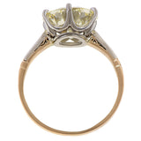Vintage Solitaire Engagement Ring, Circular Brilliant 4.04ct. sold by Doyle and Doyle an antique and vintage jewelry boutique