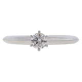 Vintage Tiffany & Co Solitaire Engagement Ring, RBC 0.25ct. sold by Doyle and Doyle an antique and vintage jewelry boutique