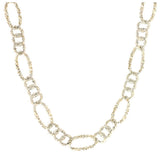 Embossed Link Alternating Necklace- Heirloom by Doyle & Doyle: