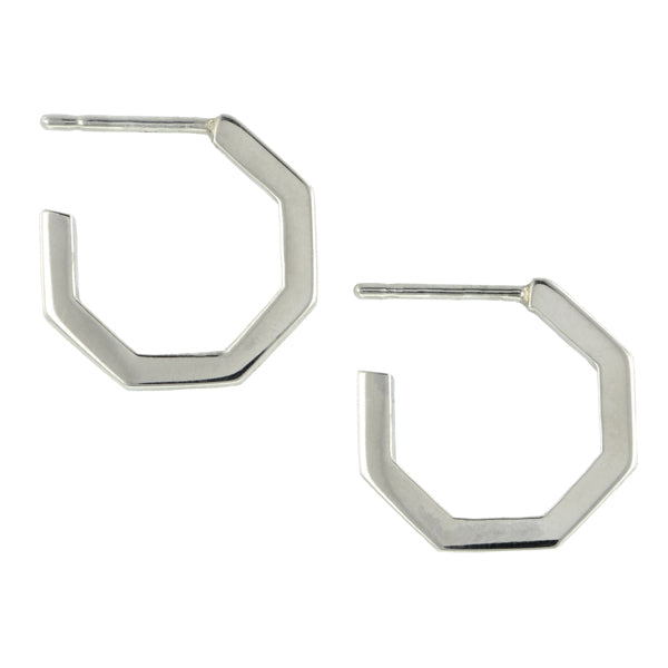 Octagonal Hoop Earrings- Heirloom by Doyle & Doyle