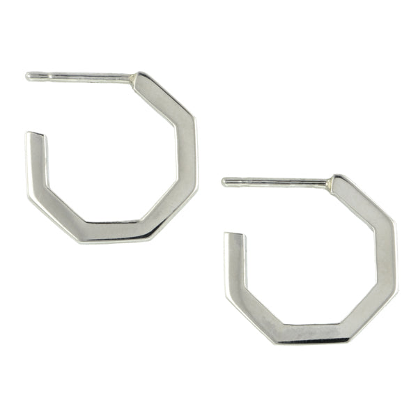 Octagonal Hoop Earrings- Heirloom by Doyle & Doyle