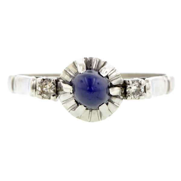 Vintage Bullet Sapphire Ring, 1.33ct