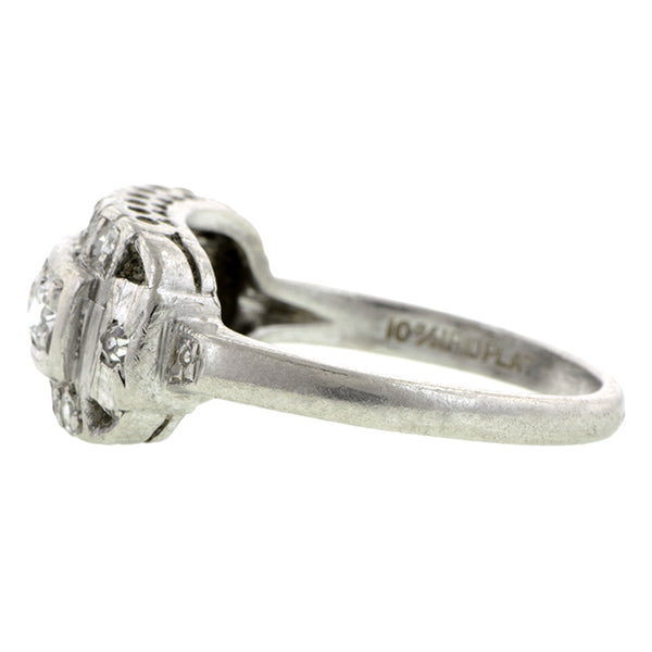 Vintage Three Row Diamond Ring