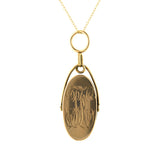 Antique Shakudo Kashira Pendant:: Doyle & Doyle