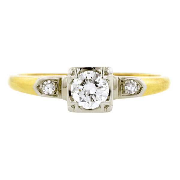 Vintage Engagement Ring RBC, 0.32ct:: Doyle & Doyle