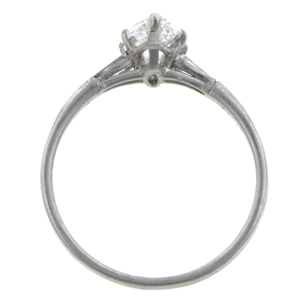 Vintage Diamond Engagement Ring, Marquise 1.23ct:: Doyle & Doyle
