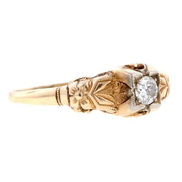 Vintage Engagement Ring, TRB 0.15ct::: Doyle & Doyle