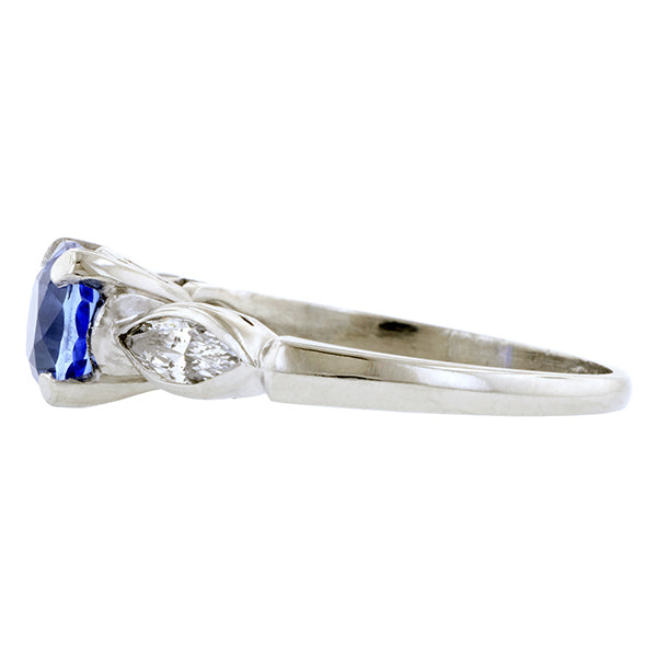 Vintage Sapphire & Diamond Ring::Doyle & Doyle
