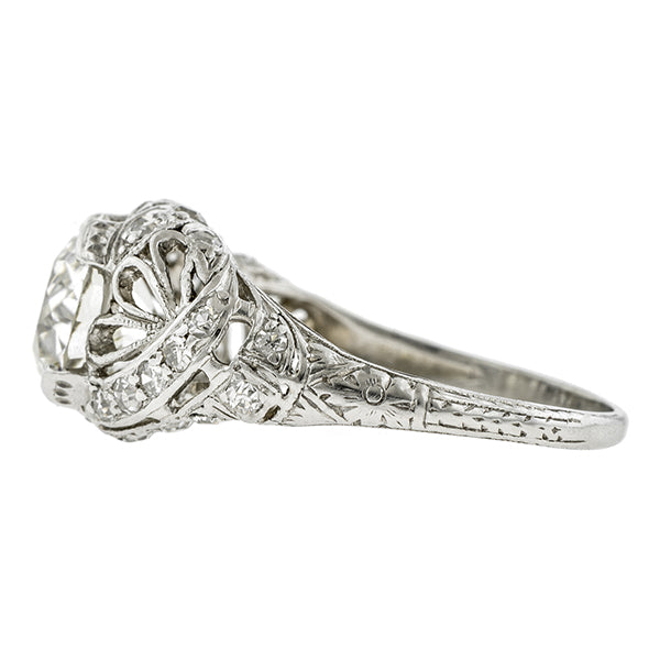 Art Deco Diamond Engagement Ring, RBC 2.03ct: Doyle and Doyle