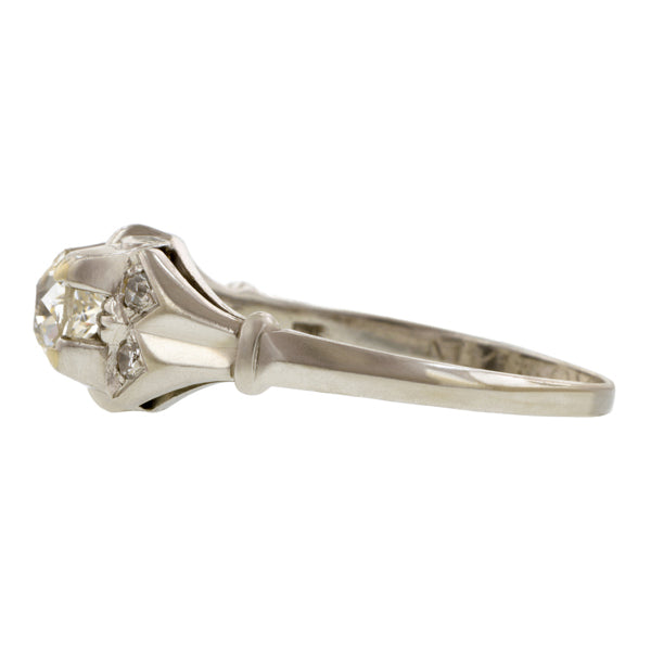 Vintage Diamond Engagement Ring, Old Euro 0.38ct:: Doyle & Doyle