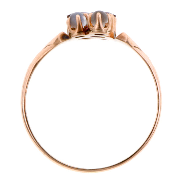 Victorian Garnet & Moonstone Ring:: Doyle & Doyle