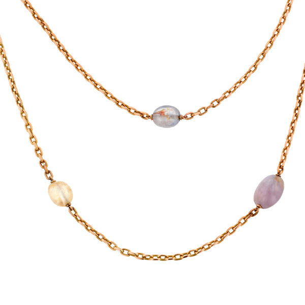 Sapphire Chain Necklace:: Doyle & Doyle